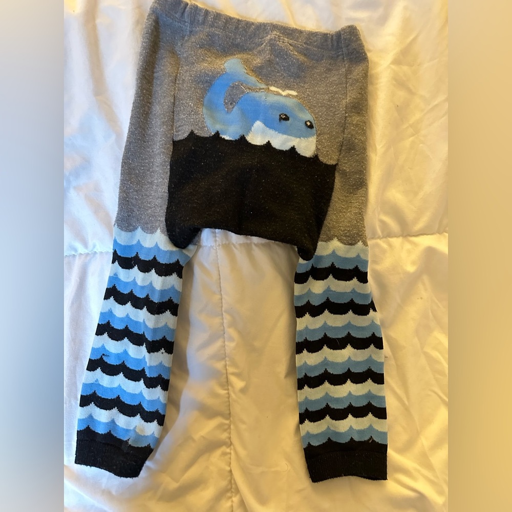 VGUC Whale Doodle Pants Leggings